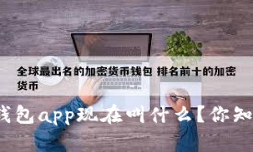 数字钱包app现在叫什么？你知道吗？