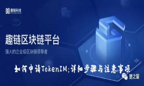 如何申请TokenIM：详细步骤与注意事项