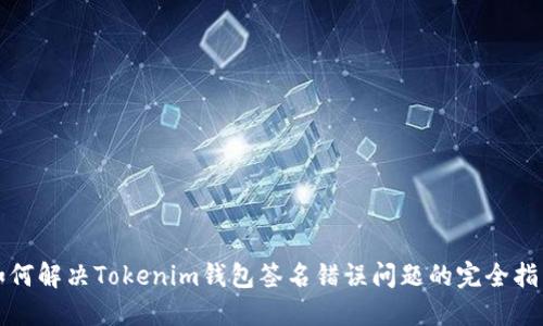 如何解决Tokenim钱包签名错误问题的完全指南