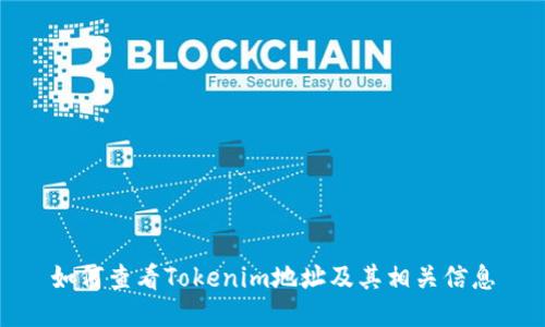 如何查看Tokenim地址及其相关信息